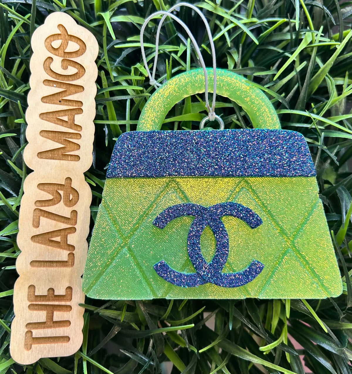 Blue "CC" Purse