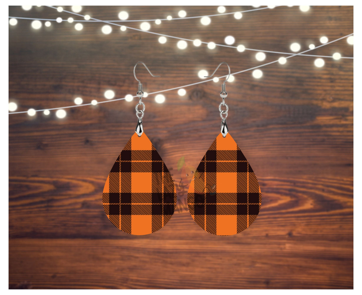 Black and Orange Plaid