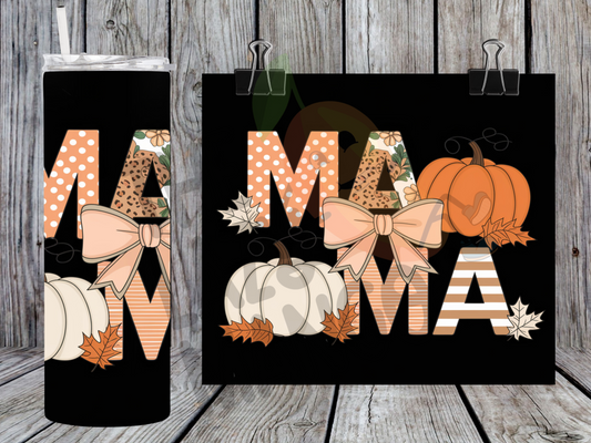 Mama W/ Pumpkins