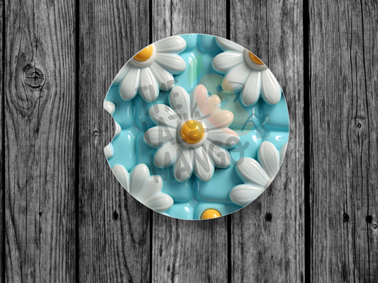 Bubble Daisys-Blue