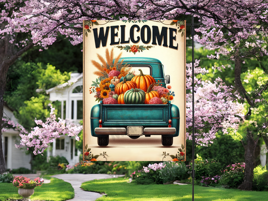 Teal Fall Truck